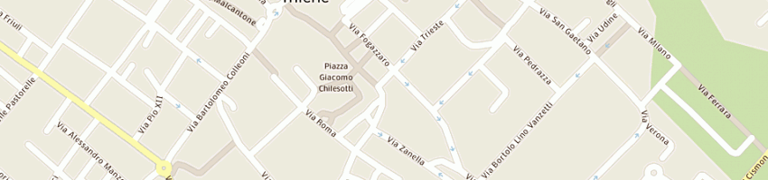 Mappa della impresa banca popolare di vicenza a THIENE