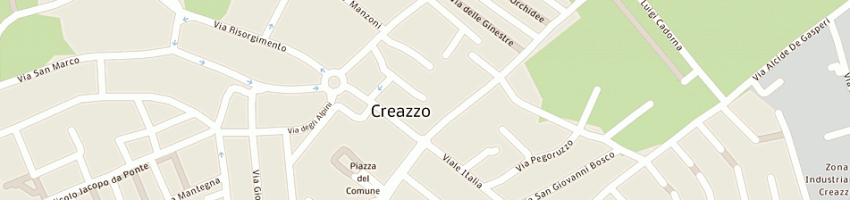 Mappa della impresa pellizzari silvio a CREAZZO