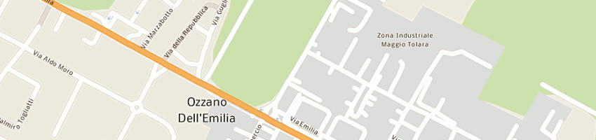 Mappa della impresa comune di ozzano dell'emilia a OZZANO DELL EMILIA