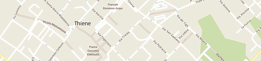 Mappa della impresa videociak a THIENE