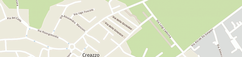 Mappa della impresa pulisecco valentina a CREAZZO