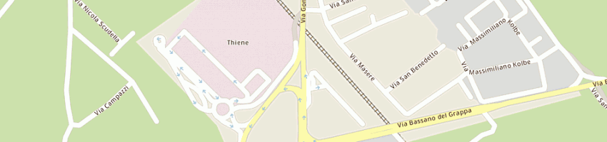 Mappa della impresa quattro zeta srl a THIENE
