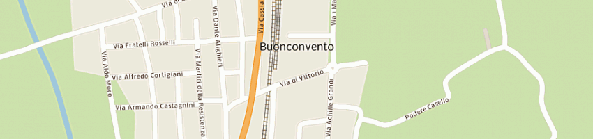 Mappa della impresa bennini roberto a BUONCONVENTO