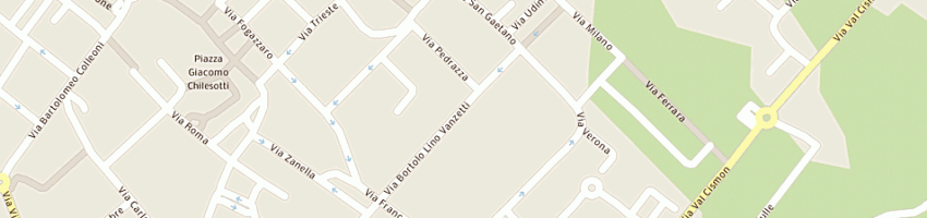 Mappa della impresa tre c service srl a THIENE