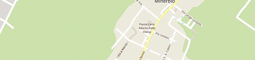 Mappa della impresa carabinieri a MINERBIO