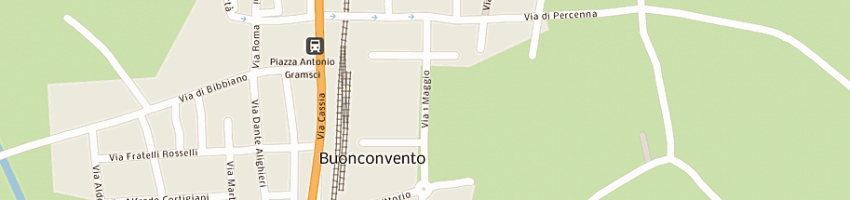 Mappa della impresa buonconvento nuoto snc di valeri gianluca e c a BUONCONVENTO