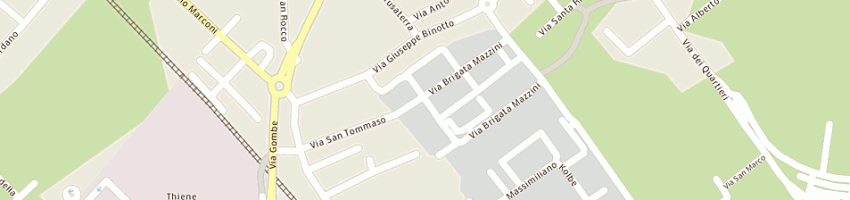 Mappa della impresa ali comm snc di zordan elida e c a THIENE