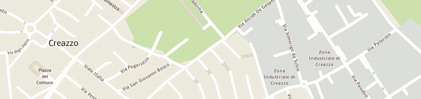 Mappa della impresa centro di estetica e benessere magnolia di morsoletto giovanna a CREAZZO