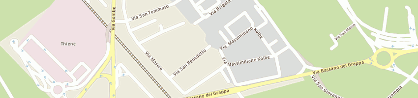 Mappa della impresa affilautensili balasso giobatta di balasso enzo e c srl a THIENE