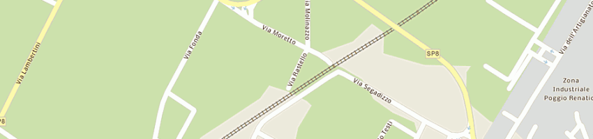 Mappa della impresa taddia maurizio a POGGIO RENATICO