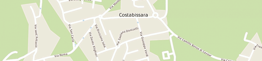 Mappa della impresa fantasia d'argento di gasparotto mario a COSTABISSARA