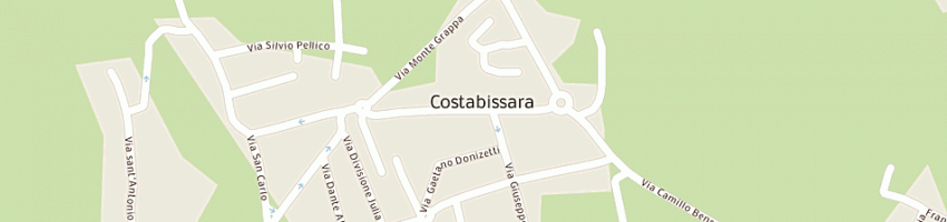 Mappa della impresa monticello luca a COSTABISSARA