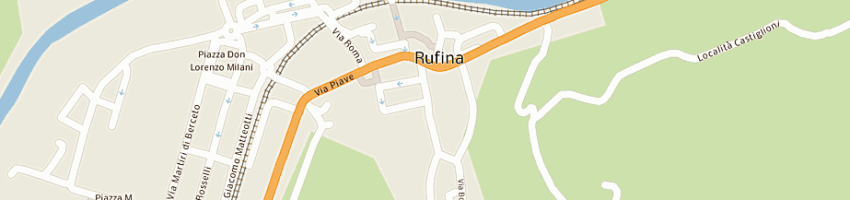 Mappa della impresa videociak di battelli tania a RUFINA