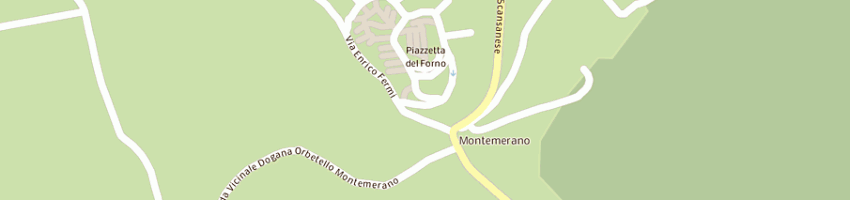 Mappa della impresa ristorante la cascia di marucci giuseppe a MANCIANO