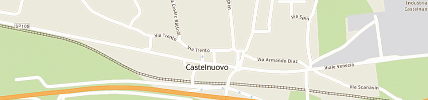 Mappa della impresa locanda al vapore a CASTELNUOVO