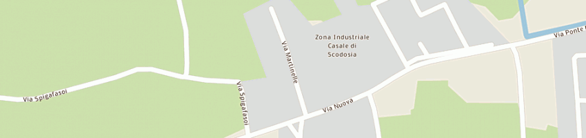 Mappa della impresa real poltronova srl a CASALE DI SCODOSIA
