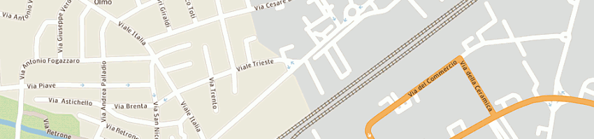 Mappa della impresa arci nuova associazione comitato provinciale di vicenza a VICENZA