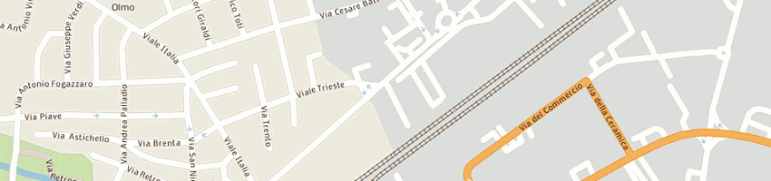 Mappa della impresa atig service srl a VICENZA