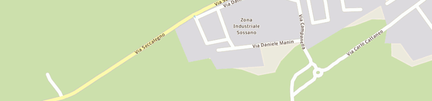 Mappa della impresa rovolon srl a SOSSANO