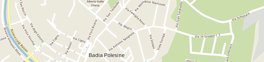 Mappa della impresa il cortile srl a BADIA POLESINE