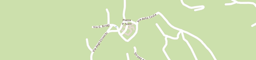 Mappa della impresa villa pagliarese sas di chiara sanguinetti e c a CASTELNUOVO BERARDENGA