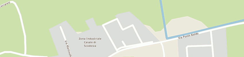 Mappa della impresa biemme curvati srl a CASALE DI SCODOSIA