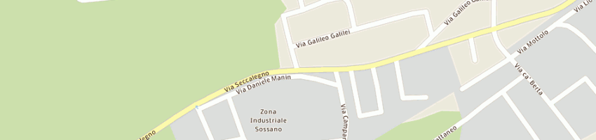 Mappa della impresa brun luciano e francesco a SOSSANO