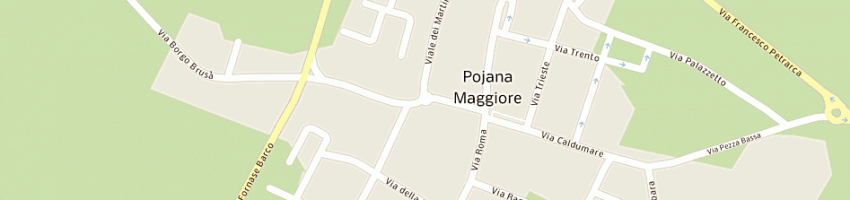 Mappa della impresa bisson sas di bisson luciano e c superemercato a POJANA MAGGIORE