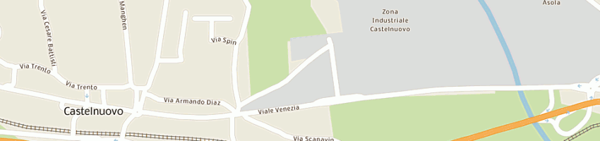 Mappa della impresa brendolise carlo e daniele e c (snc) a CASTELNUOVO