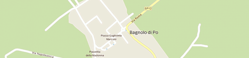 Mappa della impresa hotel la pineta di de vitis gilberto e c sas a BAGNOLO DI PO