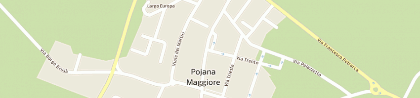 Mappa della impresa ape soc coop sociale a POJANA MAGGIORE