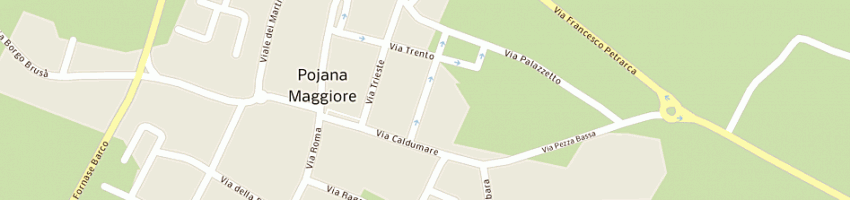 Mappa della impresa scuola media a palladio a POJANA MAGGIORE