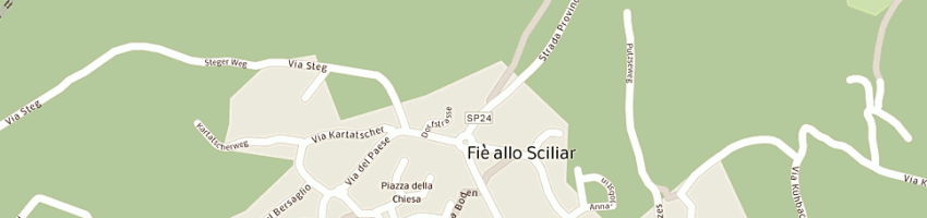 Mappa della impresa associazione turistica fie' allo sciliar a FIE ALLO SCILIAR
