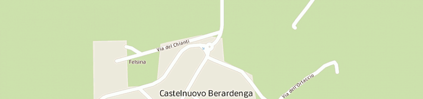 Mappa della impresa trattoria della berardenga a CASTELNUOVO BERARDENGA