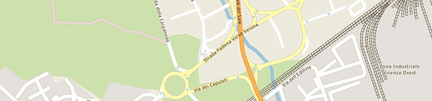 Mappa della impresa bisson auto spa a VICENZA