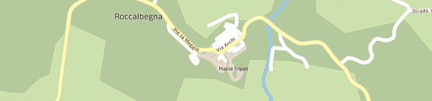 Mappa della impresa valeria e monica parrucchiere a ROCCALBEGNA