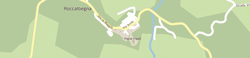 Mappa della impresa farmacia della rocca di mario mencarelli a ROCCALBEGNA