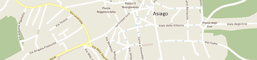 Mappa della impresa ad net di tretti davide e camporese andrea snc a ASIAGO