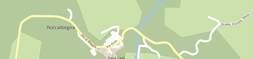 Mappa della impresa carabinieri a ROCCALBEGNA