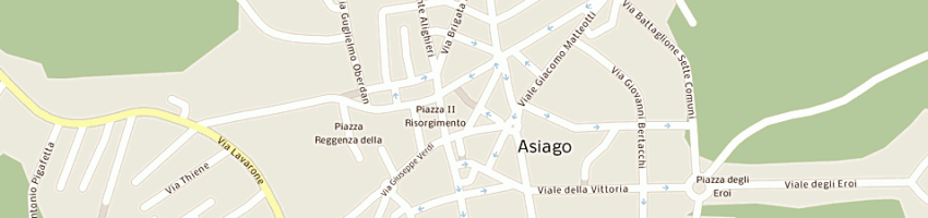 Mappa della impresa bau' alessandro e c sas a ASIAGO