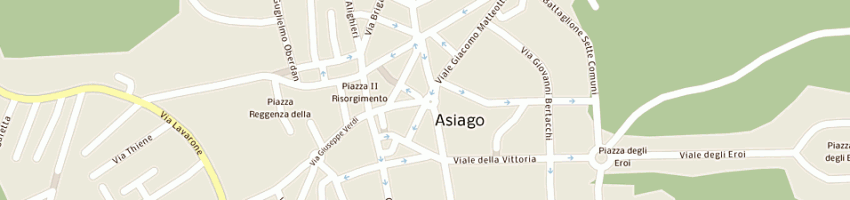 Mappa della impresa salone roberta di miglioranzi roberta a ASIAGO