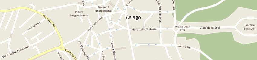 Mappa della impresa teste d'autore di gorda vanessa a ASIAGO