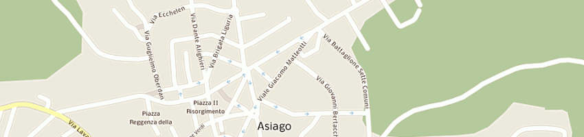 Mappa della impresa assicurazioni alleanza spa a ASIAGO