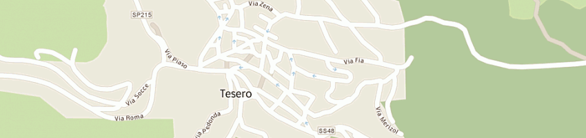 Mappa della impresa fanton albina a TESERO