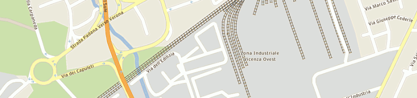 Mappa della impresa consorzio artigiano revisioni e diagnosi a VICENZA