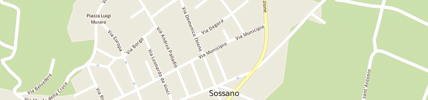 Mappa della impresa pinton alfredo a SOSSANO