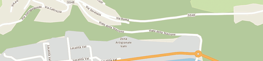 Mappa della impresa de marco diego a TESERO