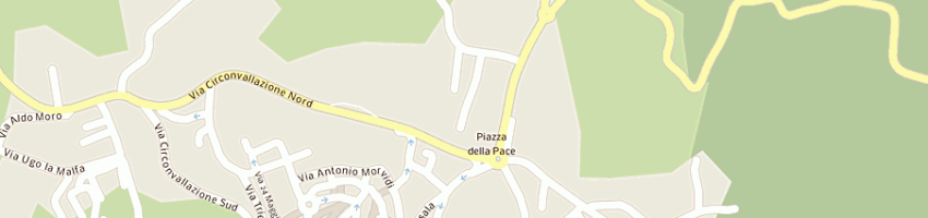 Mappa della impresa albani albano a MANCIANO