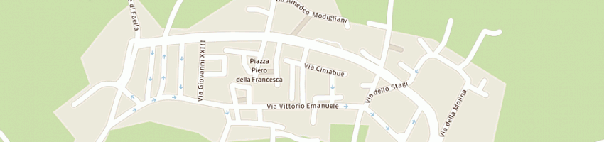 Mappa della impresa cavalli e co di dini daniele a AREZZO