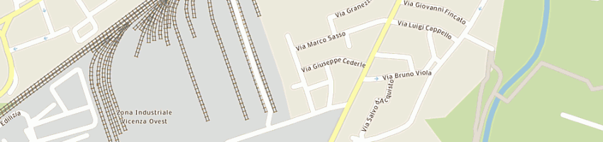 Mappa della impresa visano valter a VICENZA